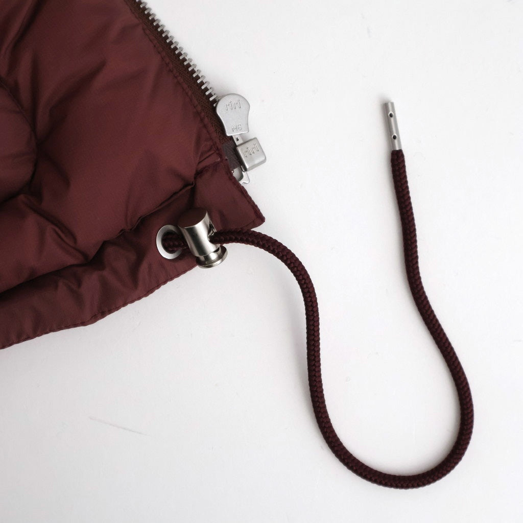 SUPER LIGHT NYLON RIPSTOP DOWN BLOUSON #BURGUNDY [A25AB01NL]