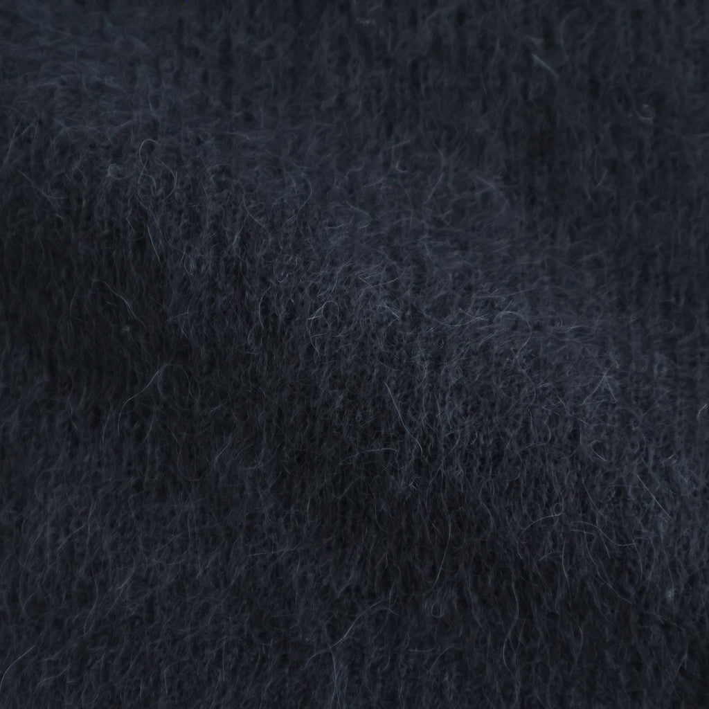 BABY SURI ALPACA SHEER KNIT SKIPPER POLO #NAVY [A26AP04AK]