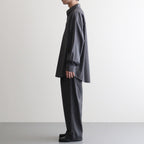 Melange Herringbone Stripe Chef Track Pants #GRAY [GM253-40335]