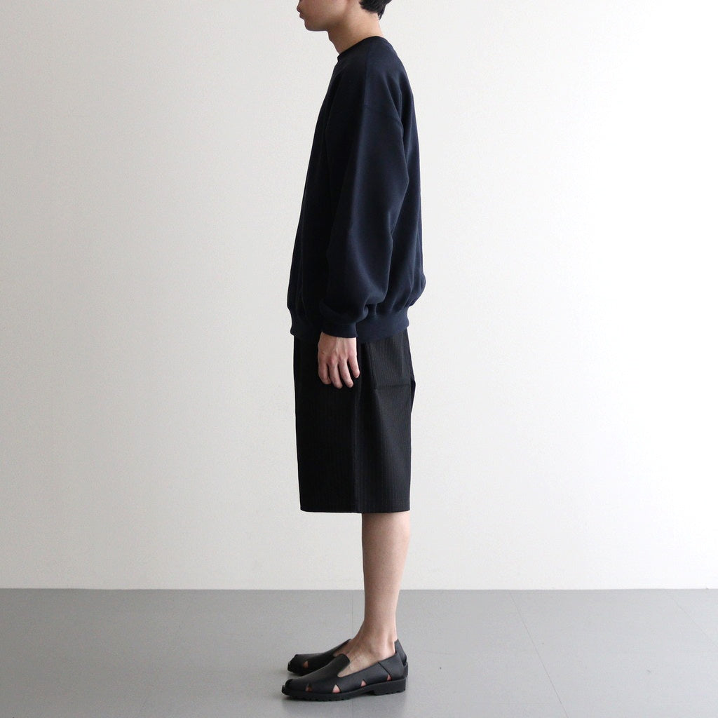 CORPORATE EASY SHORTS #BLACK STRIPE [FSC251-40039B]