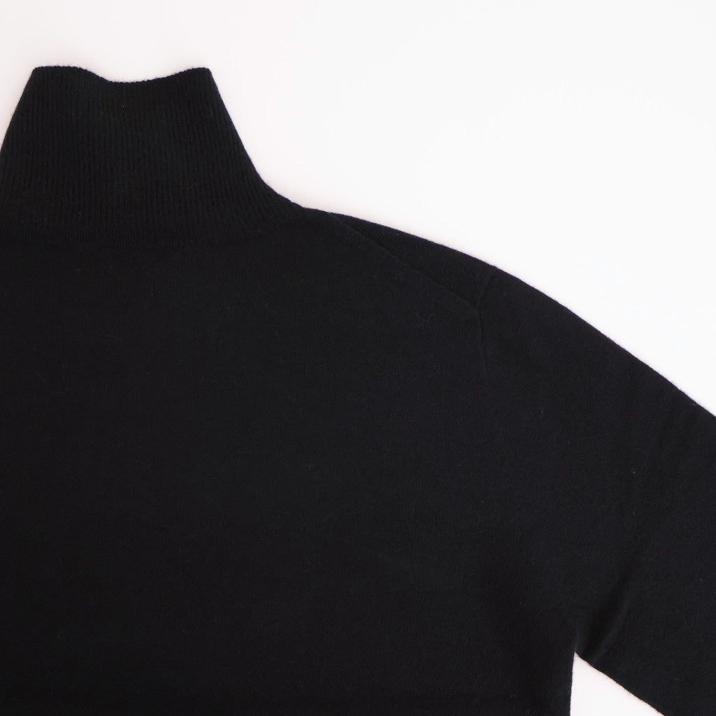 Wool Cashmere Turtle Knit #BLK [12520537]