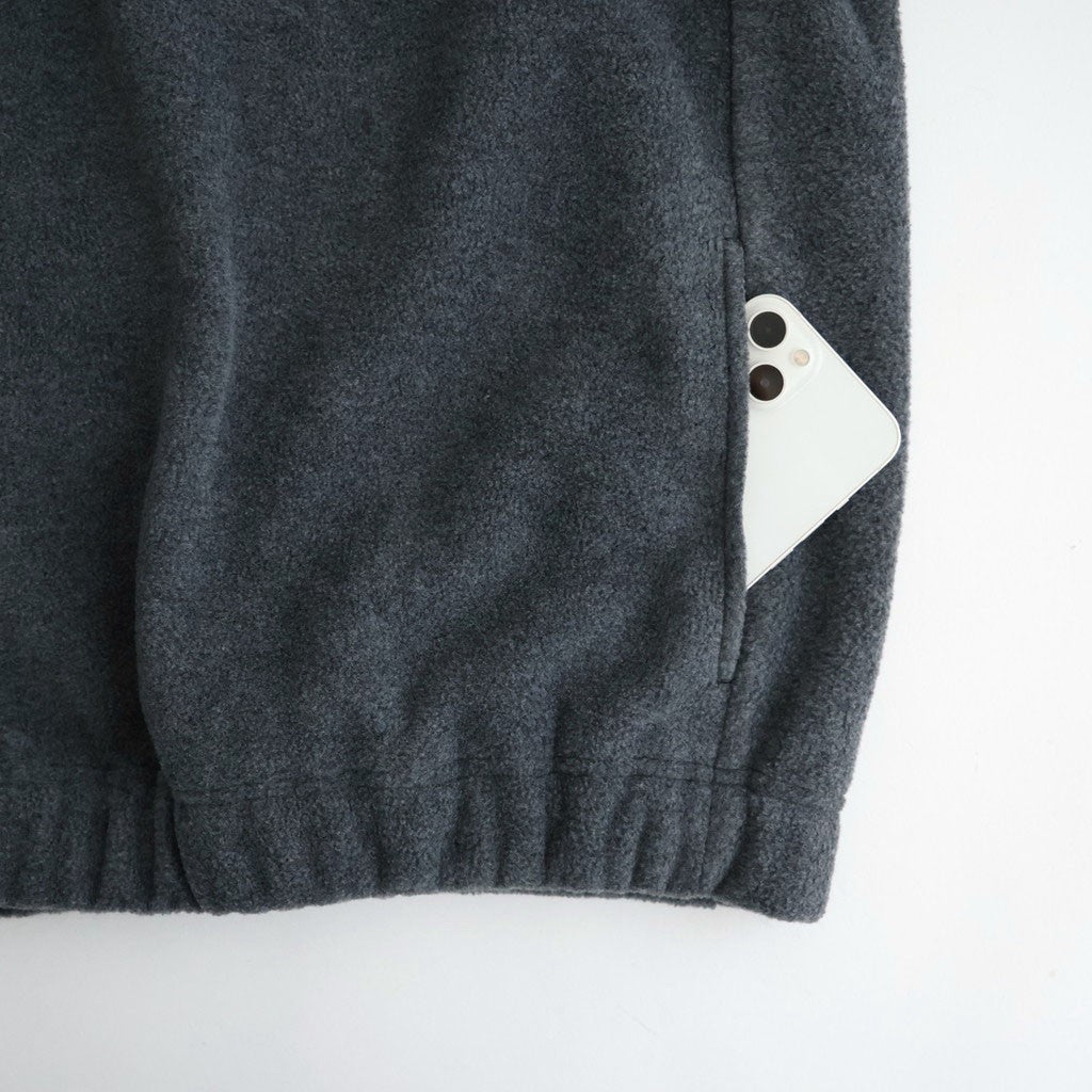 Tourist Fine Fleece Half Zip-up #HEATHER GRAY [AOFWTS003]