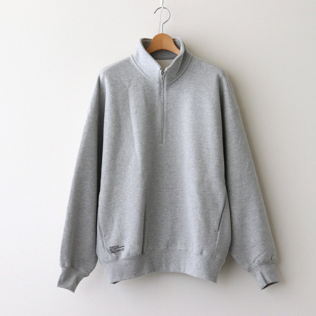 HEAVY OZ HALF ZIP PULLOVER #H.GRAY [FSC244-70162]