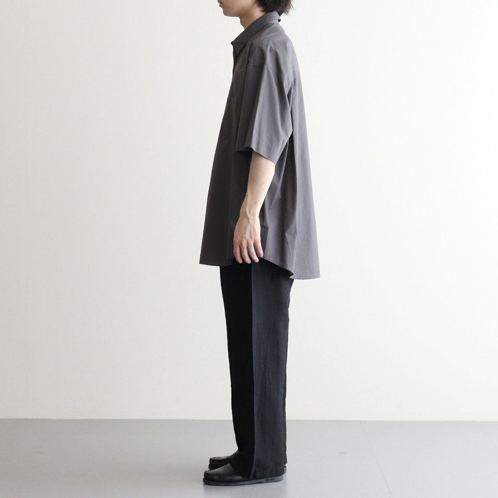 Broad S/S Oversized Regular Collar Shirt #C.GRAY [GM261-50003B]