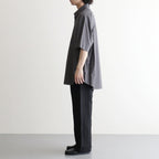 Broad S/S Oversized Regular Collar Shirt #C.GRAY [GM261-50003B]