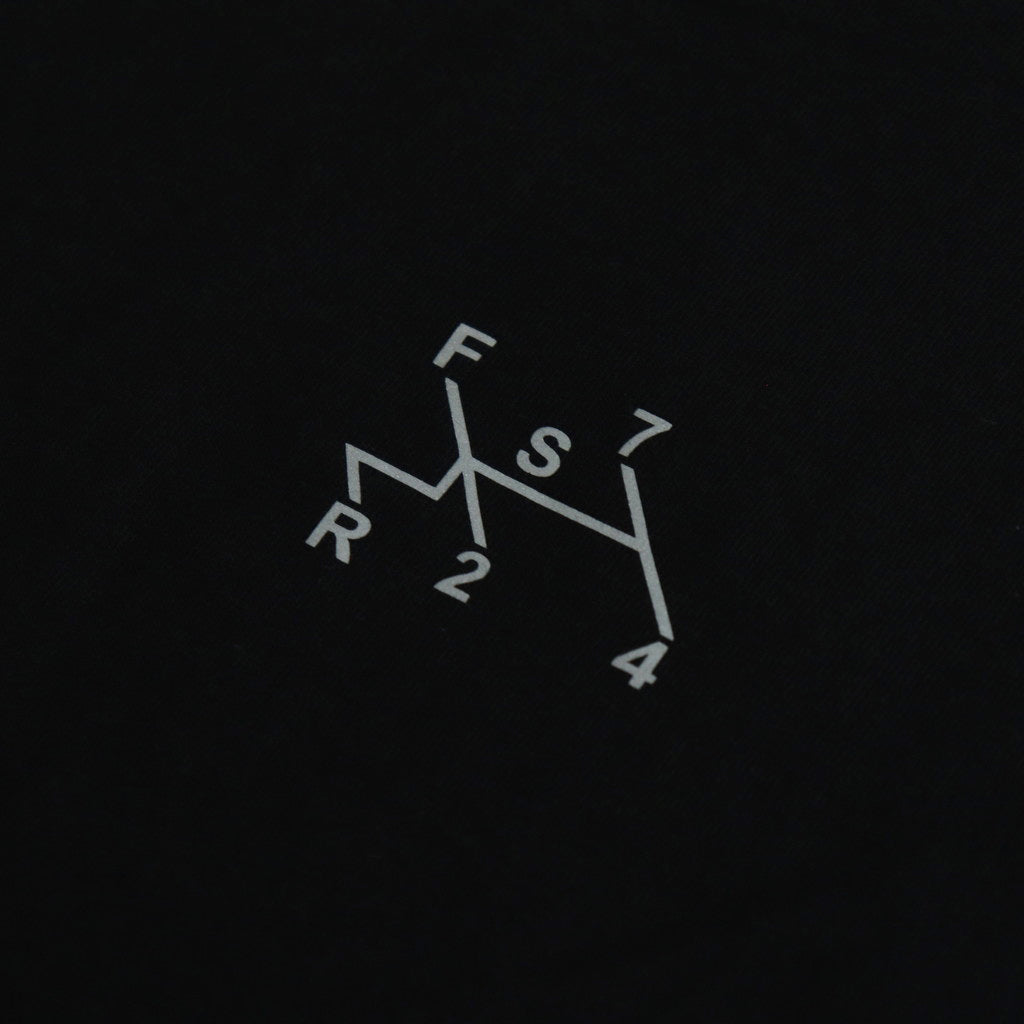 CORPORATE PRINTED S/S TEE ”GEAR” #BLACK [FSC243-70116]