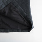 SUPER LIGHT WOOL PADDED COAT #TOP CHARCOAL [A26AC01OS]