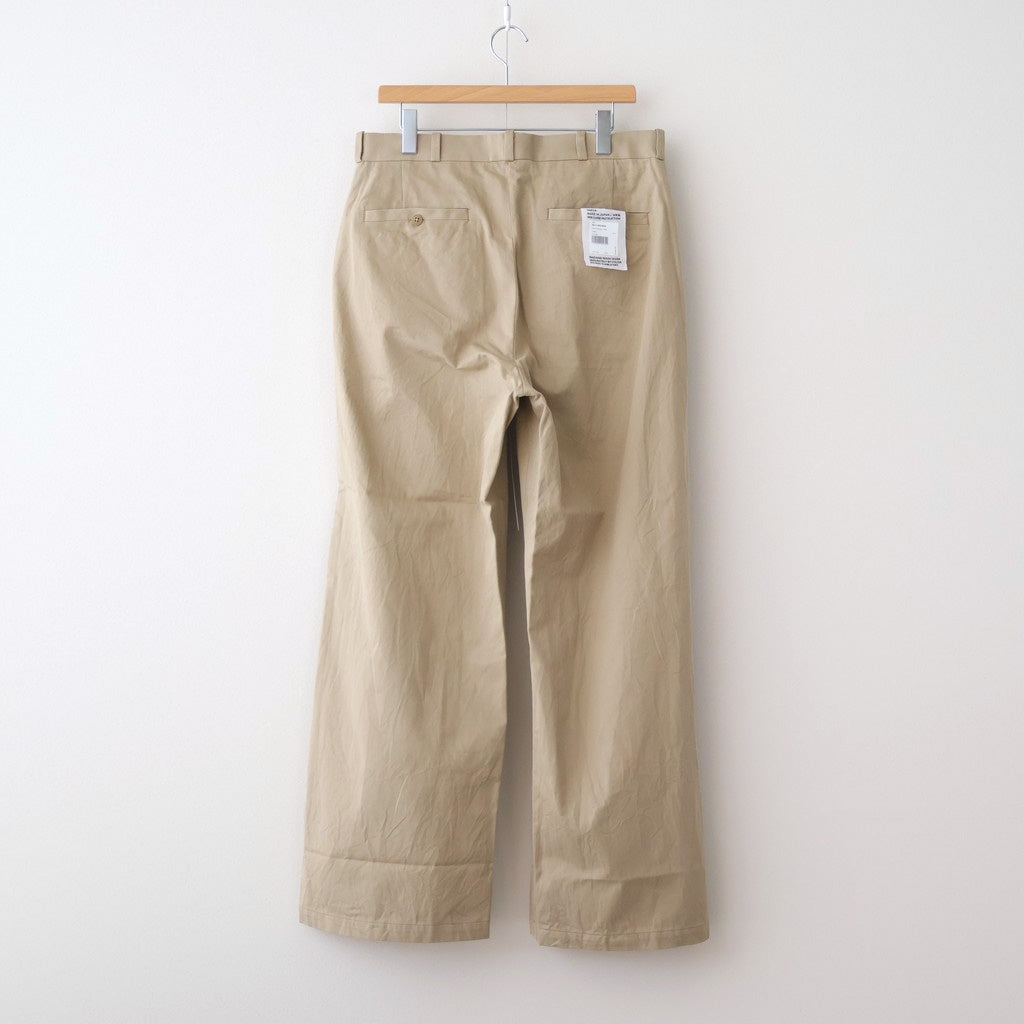 Chino Trousers - Wide #KHAKI [11052603]