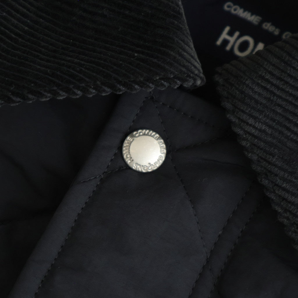 ナイロンタッサーキルトコート #BLACK [HP-J026-051]