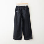 CORPORATE WIDE EASY PANTS #BLACK STRIPE [FSC262-40014B]