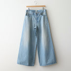 Used Denim Baggy Pants #LIGHT BLUE [ID-PT53]