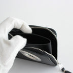 L字型ZIP財布 - SILVER EYELET #BLACK [8Z-Z031-051]