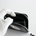 L字型ZIP財布 - SILVER EYELET #BLACK [8Z-Z031-051]