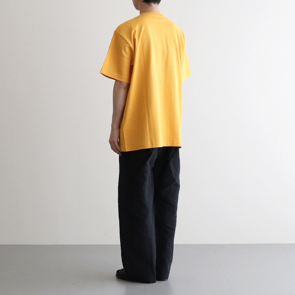 Waste Cotton S/S Tee #YELLOW [TP241-70010]