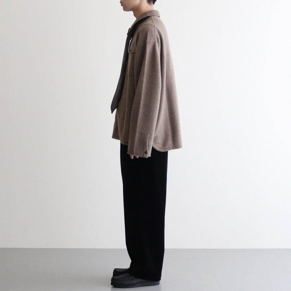 Compact Velour Easy Pants #BLACK [GM253-70406]