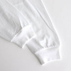 L/S Oversized Tee #WHITE [GU243-70105B]