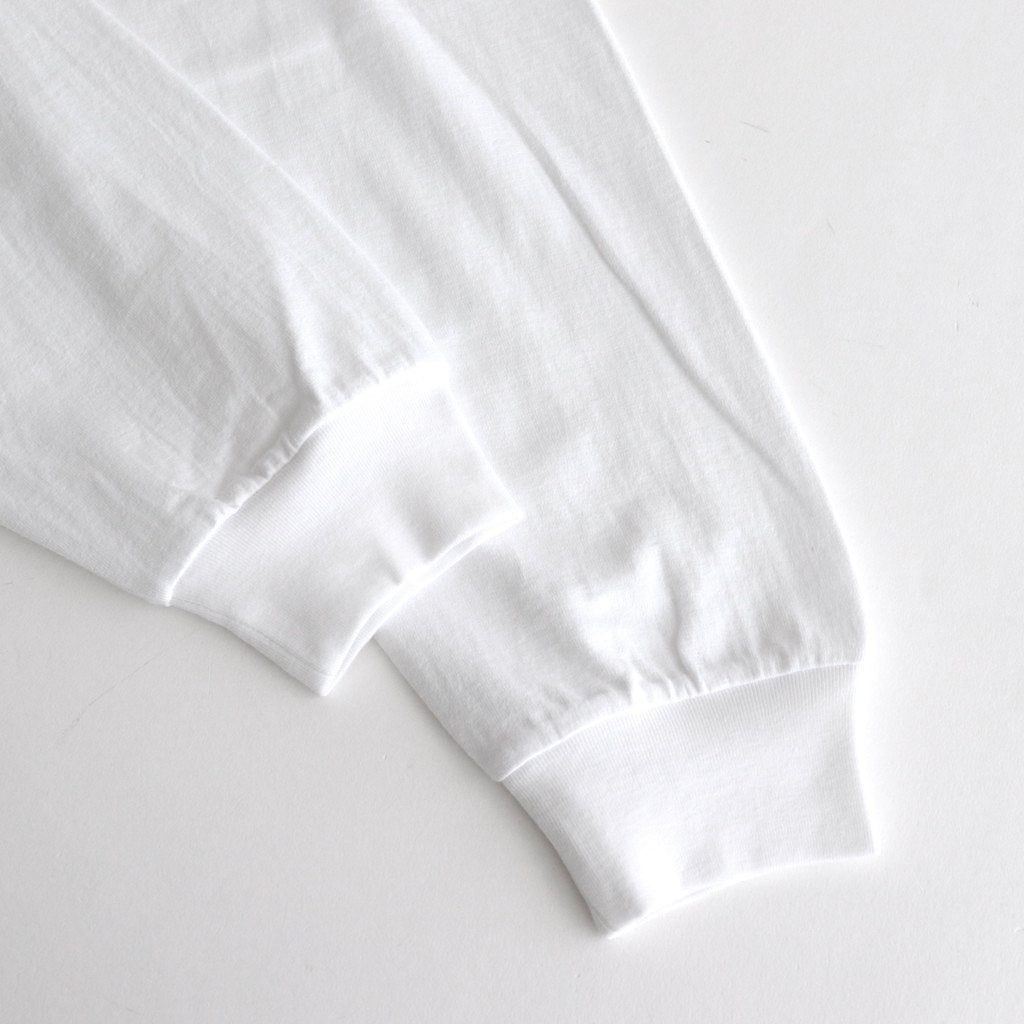 L/S Oversized Tee #WHITE [GU243-70105B]