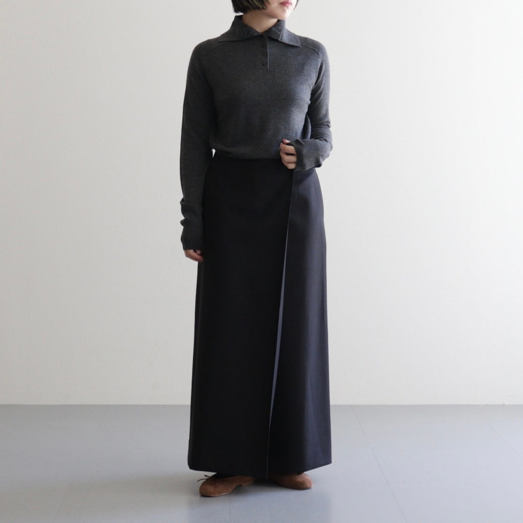 Front Botton Knit #C/GRY [12520535]