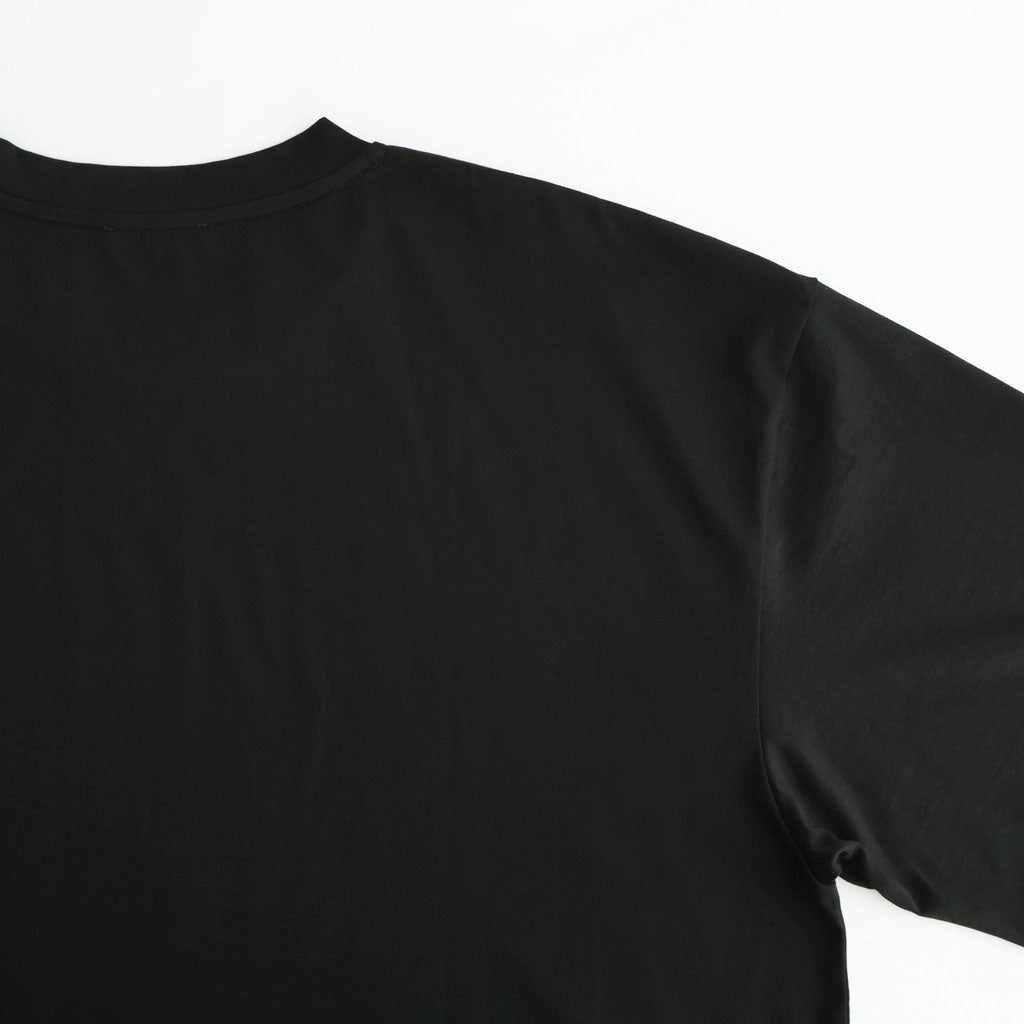 SUVIN60/2 OVERSIZED T-SHIRT #BLACK [KKAGLW0015]