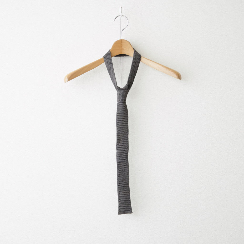 Tourist Knit Tie #GRAPHITE [AOFFAC002]