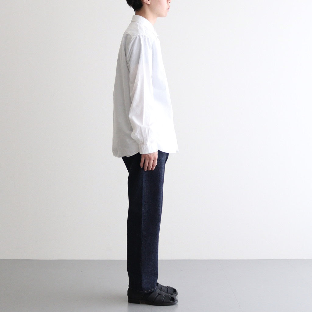 DENIM PANTS WIDE TAPERED #indigo [10-13W]