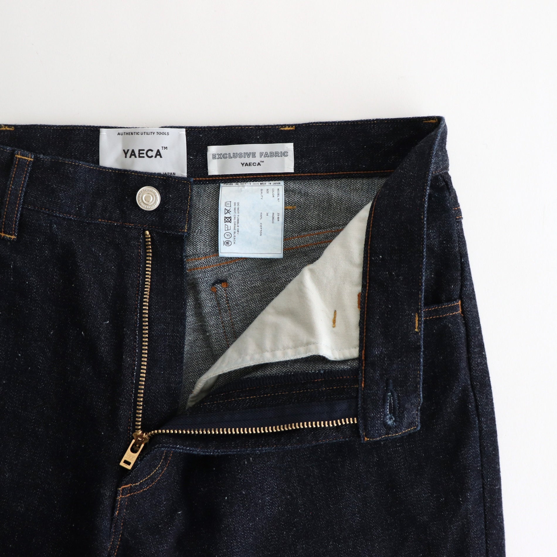 DENIM PANTS FLARE #indigo [23-BR]