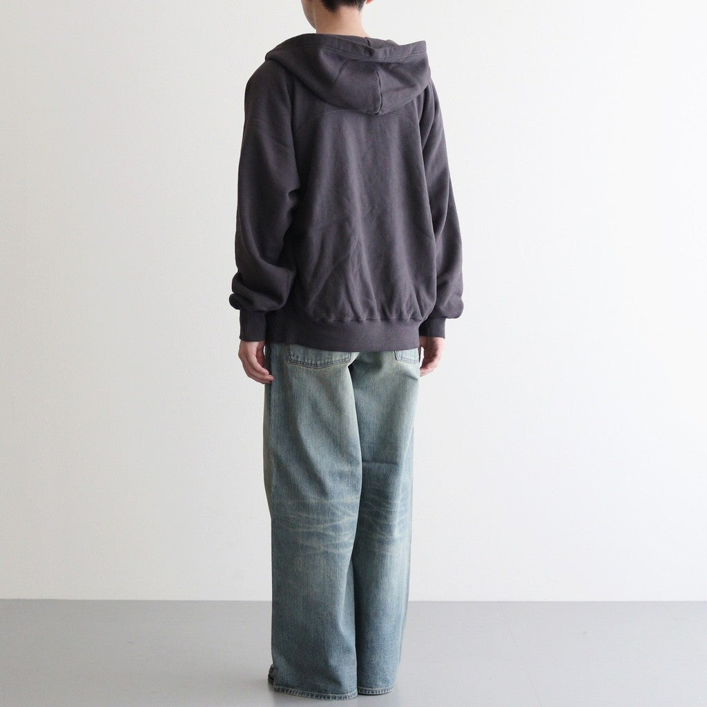 HALF ZIP HOODIE #PURPLE [25330901]