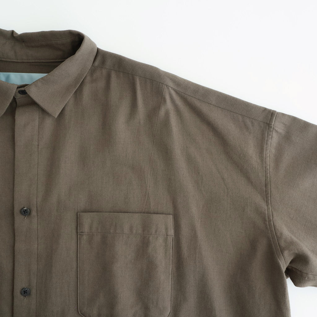 ワイドBOXシャツ-P #BROWN [D225-T892-P]