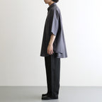 Oxford S/S Oversized B.D Shirt #GRAY [GM261-50025B]