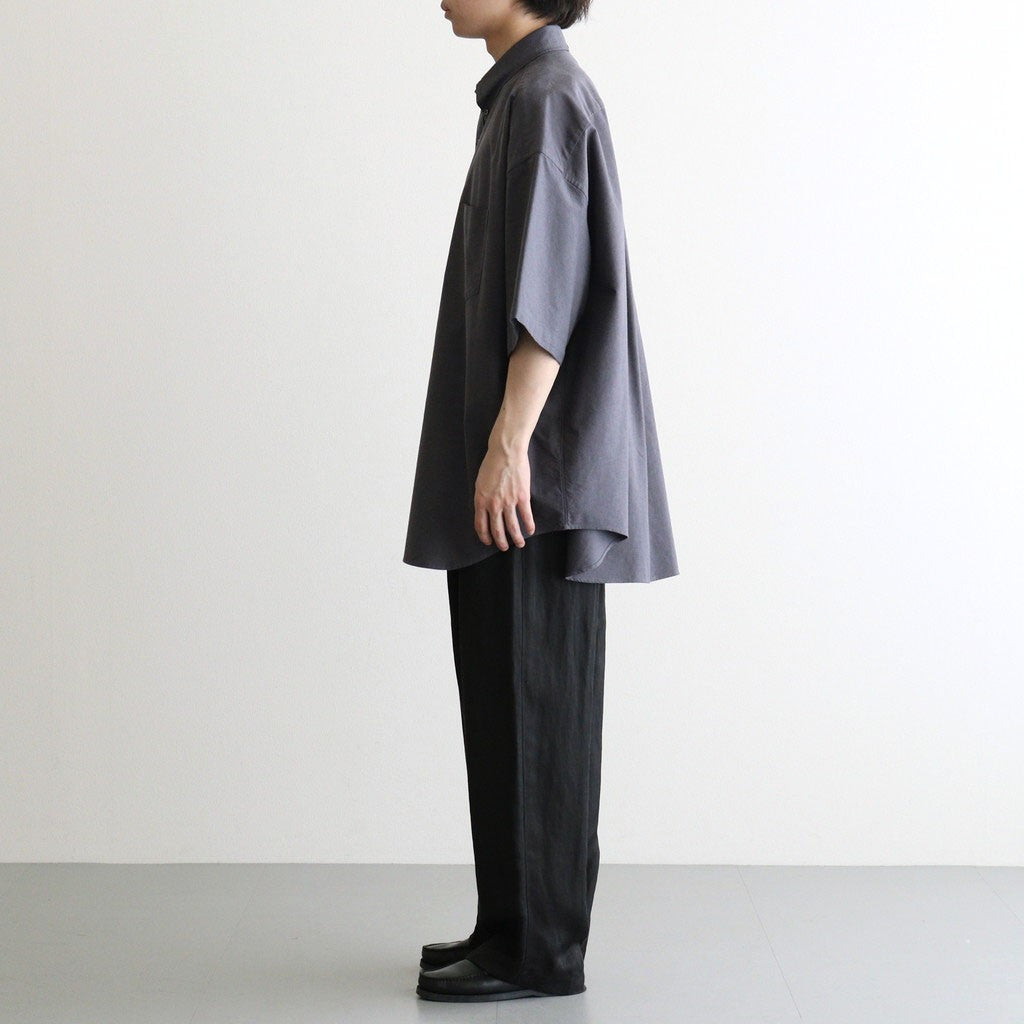 Oxford S/S Oversized B.D Shirt #GRAY [GM261-50025B]