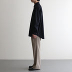 SUPER FINE TROPICAL WOOL SHIRT #TOP DARK NAVY [A25SS01WT]