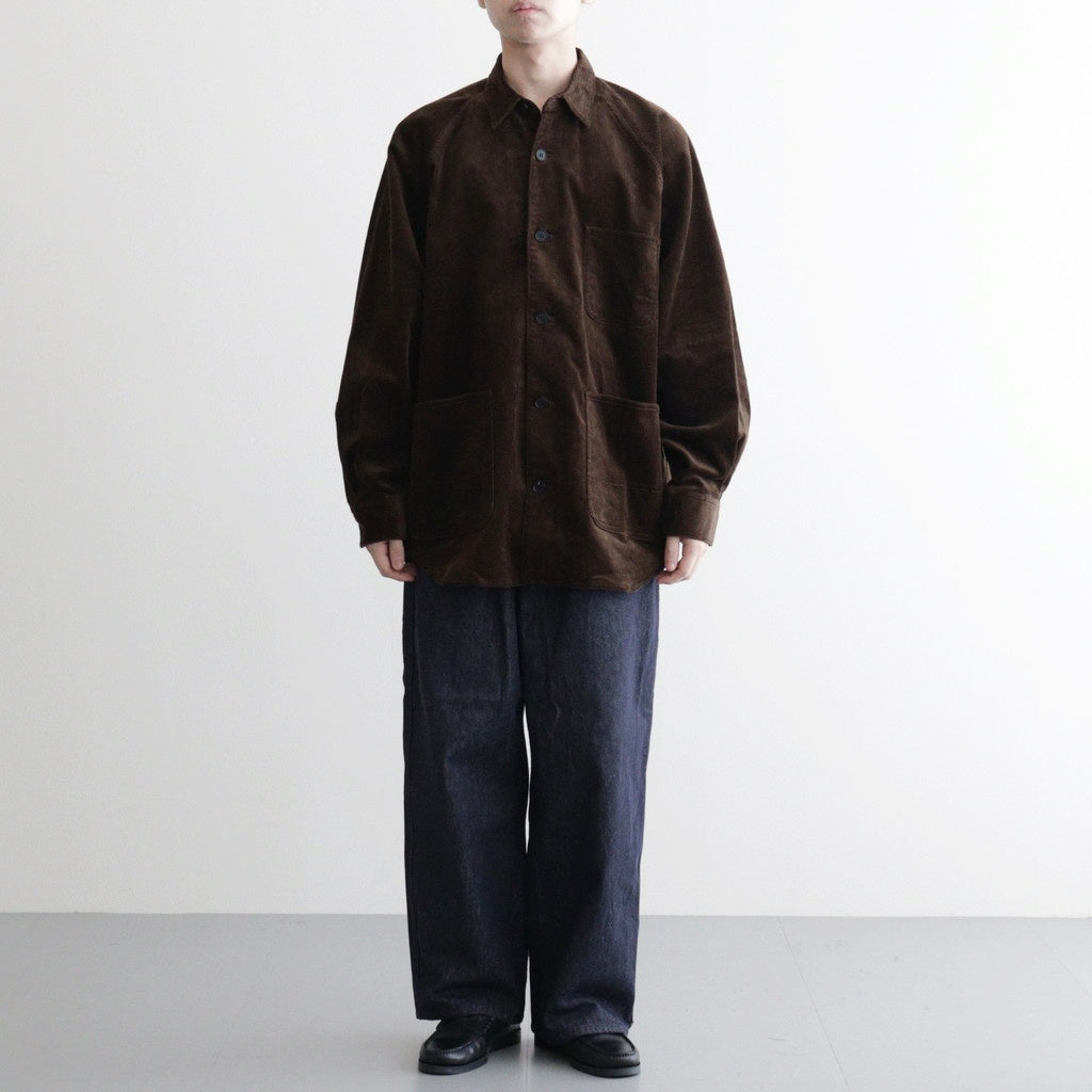 綿コーデュロイジャケット #BROWN [HP-B029-051]