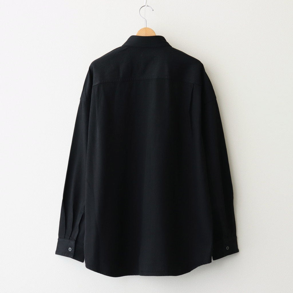 BLACK DENIM CLIO SHIRT #BLACK [N0002]