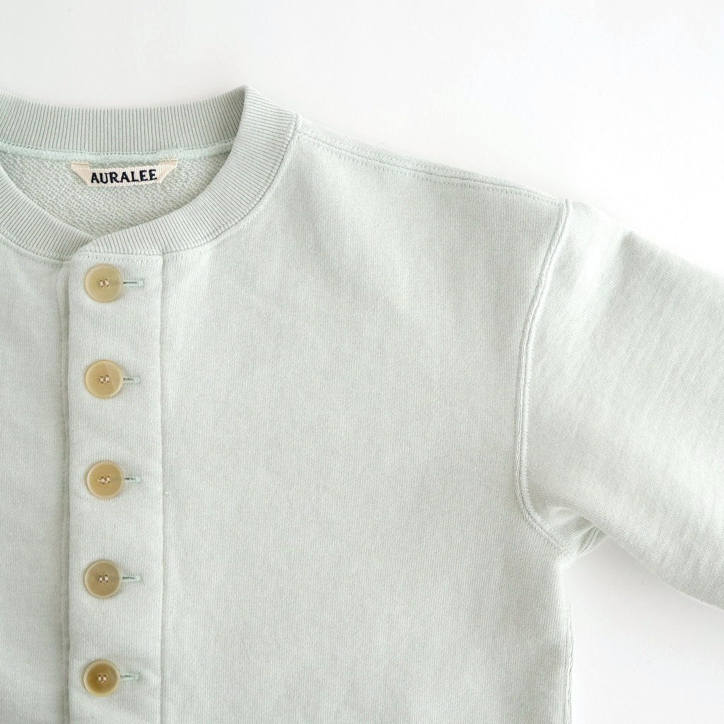 SMOOTH SOFT BD SWEAT CARDIGAN #PALE MINT [A26SC06TU] - ciacura