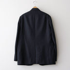 BLUEFACED WOOL JACKET #CHARCOAL NAVY STRIPE [A26SJ01BA]