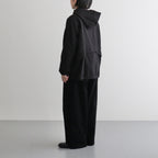 縮絨ウールワイドフーディー #DARK BROWN [D225-T391]