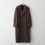 SUPER FINE WOOL MOSSER CHESTERFIELD COAT #TOP BROWN [A25AC05WM]