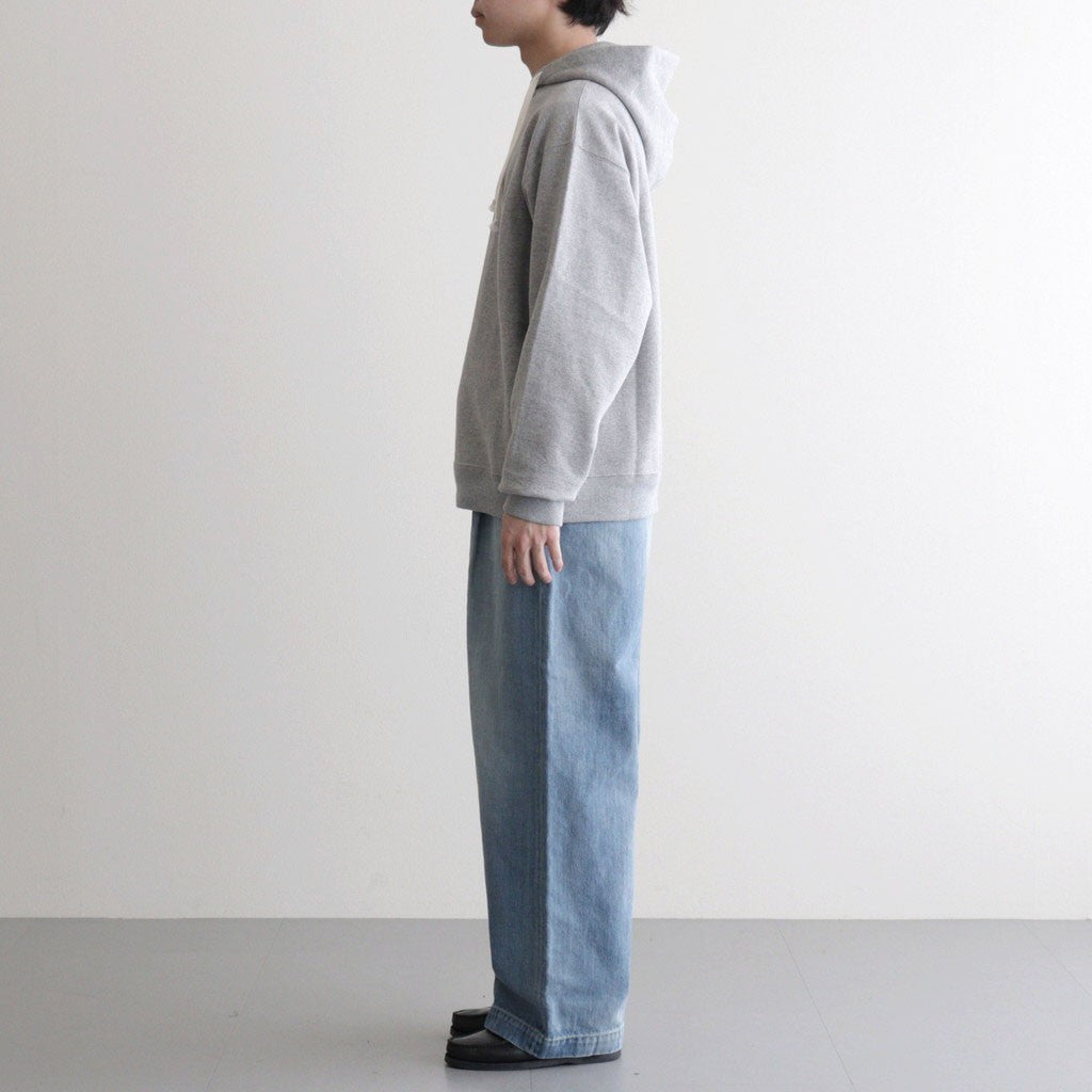 Selvage Denim Belted Pants #INDIGO_LIGHT FADE [GU261-40064LB]