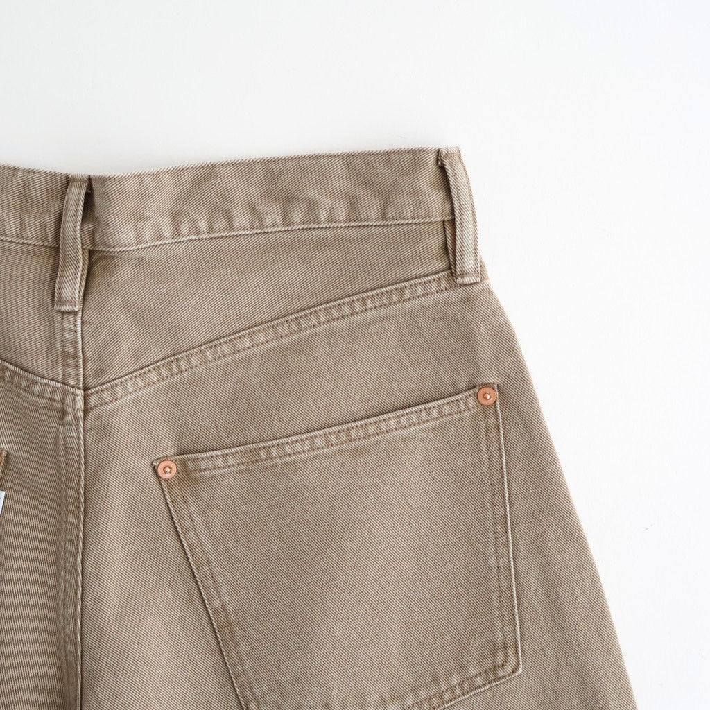 CS MODERN DENIM WIDE CUT #TABACCO BROWN [26880402]