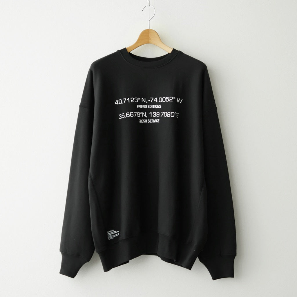 CLASSIC TERRY SWEATSHIRT - AXIS #BLACK [FSC263-70118FE]