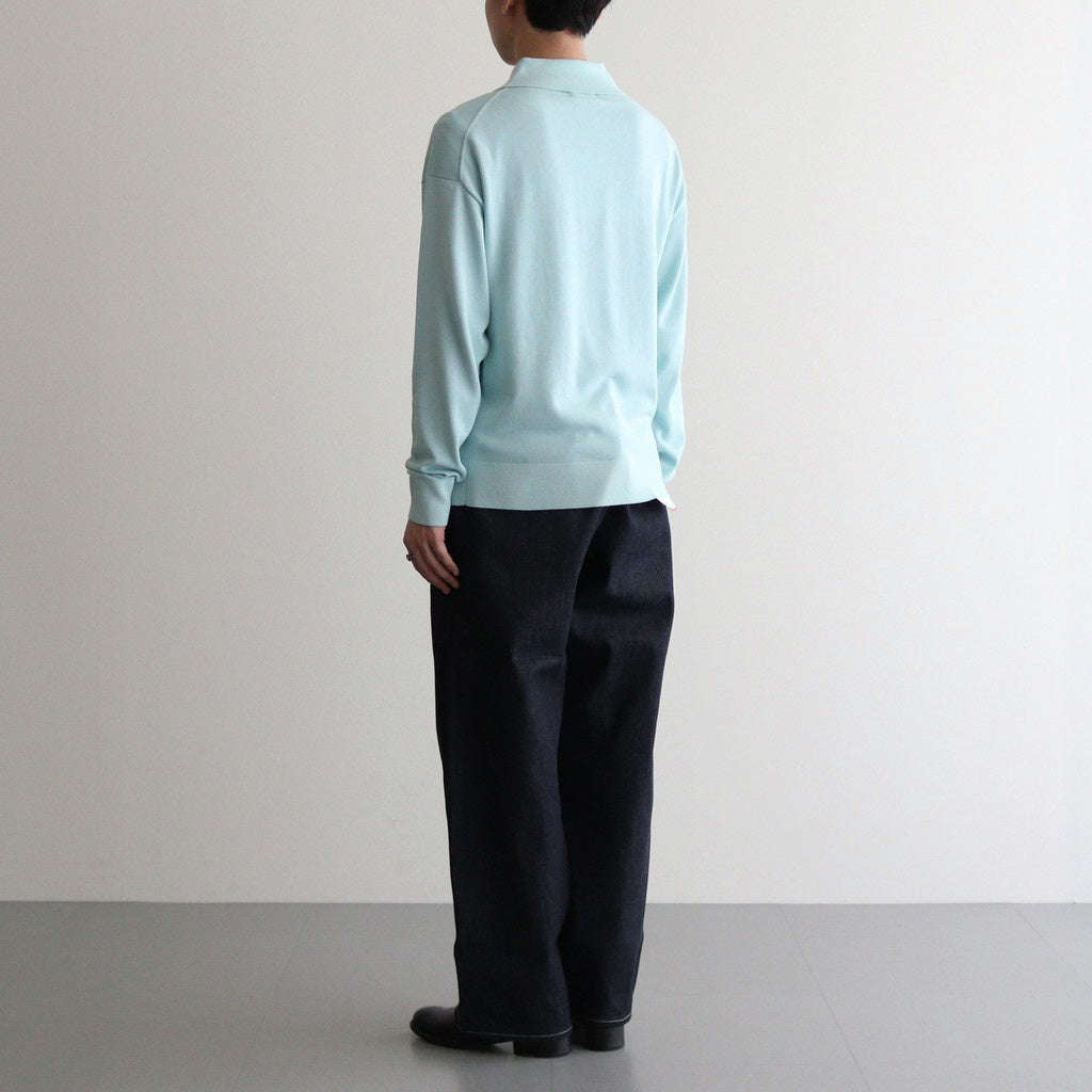 Selvage Denim Two Tuck Pants #INDIGO RIGID [GU251-40188RB]