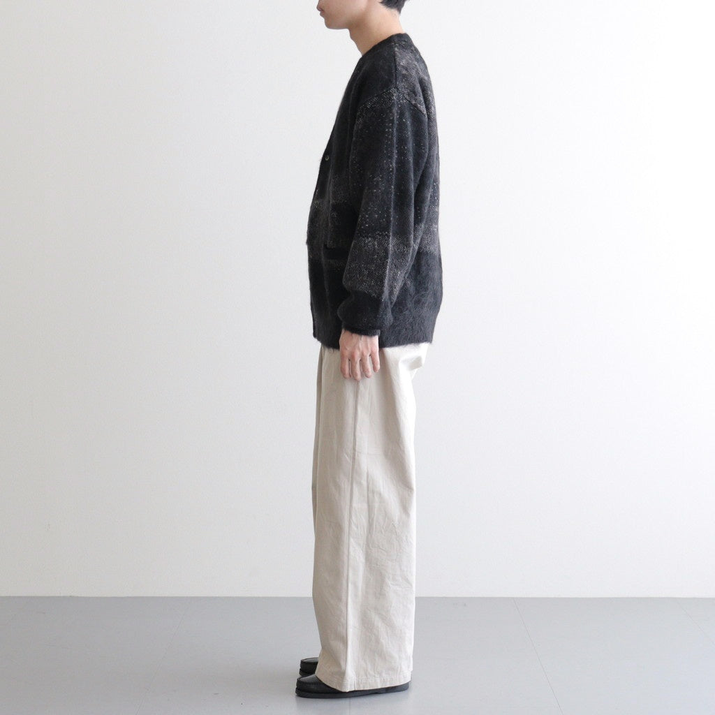 Abstract Jaquard Mohair Cardigan #BLACK [YK26SS01235S] – ciacura