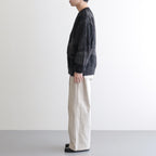 Abstract Jaquard Mohair Cardigan #BLACK [YK26SS01235S]