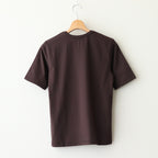 SUVIN 60/2 PERFECT SHORT-SLEEVE #BURGUNDY [KKAGGM0013]