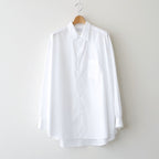 Broad L/S Oversized Regular Collar Shirt #WHITE [GM263-50001B]