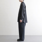 ウールフラノトラウザーズ #CHACOAL [HP-P035-051]