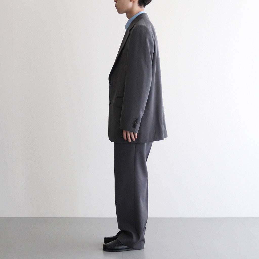 LIGHT WOOL MAX GABARDINE JACKET #DARK GRAY [A25AJ01MG]