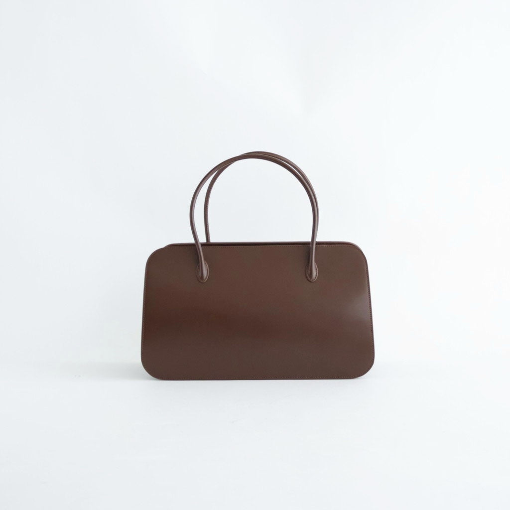 LEATHER TOTE BAG - M MADE BY AETA #BROWN [A26AB04AE] - ciacura