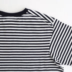 ムラ糸Tシャツ Slub Yarn T-Shirt #WHITE/NAVY [32061007]