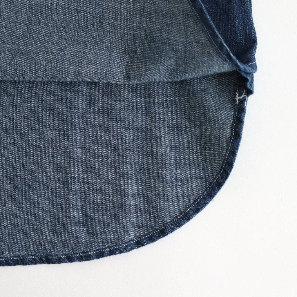 LIGHT DENIM L/S SHIRT #DARK FADE [FSC252-50045]